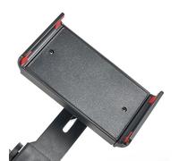 QOXEZY Soporte doble para teléfono celular para trípode de cámara, soporte ajustable de doble clip con tornillo de 1/4 para iPhone y Samsung, ideal para grabar y videollamadas, negro (teléfono +