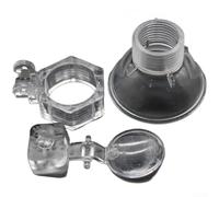 QOXEZY Tapa de embudo con boquilla de riego automático para hervidores de té, kit de plástico de 3 piezas que incluye tuerca y tapa de gravedad, se adapta a aberturas de 1.5 a 1 pulgada de diámetro