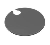QOXEZY Tapa de silicona para cocinar al vacío de precisión, 28 cm de diámetro, 3 cm de grosor, compatible con Anova Culinary y la mayoría de ollas, gris (gris)