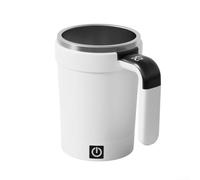 QOXEZY Taza de agitación automática con visualización de temperatura visible en el mango para una evaluación rápida de bebidas, diseño recargable por USB para un rendimiento diario fiable para café