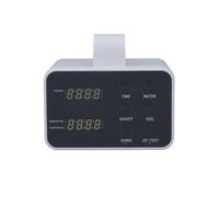 QOXEZY Temporizador de riego automático para interiores, sistema de riego por goteo de 2000 mAh para plantas en maceta con duración de 1 a 300 segundos y alerta de agua baja, color negro