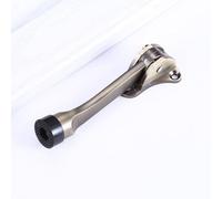 QOXEZY Tope de puerta hacia abajo de aleación de zinc, palanca accionada con pie para uso doméstico y diario, con patada y abajo, hecho de goma para una práctica y duradera, hecho de material (bronce