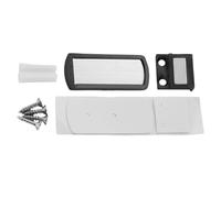 QOXEZY Tope magnético para puerta de suelo, sin taladro, ultrafino, ideal para el hogar con elegante e magnético, hecho de vidrio y goma, integración perfecta con su diseño ultrafino (gris)