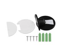 QOXEZY Topes de puerta de acero inoxidable 304 para puerta ideal para el hogar y uso diario con imán y hecho de acero inoxidable confiable, hecho de 304 (negro)