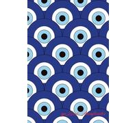 qp Books Planificador: Cubierta con patrón de mal de ojo, Planificador personalizable y diseñado con ejemplos e ideas para ayudarle mejor en su vida diaria.