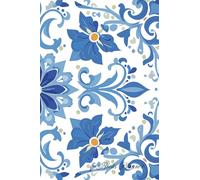 qp Books Planner: Couverture de livre de carreaux de fleurs, Personnalisable et conçu avec des exemples et des idées pour mieux vous aider dans votre vie quotidienne