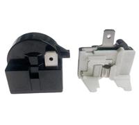 QP2-4R7 - Relé de arranque PTC para refrigerador de 1 pin y protector de sobrecarga de refrigerador 6750C-0005P para compresor de refrigerador LG, 2 piezas en total