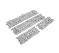 QP3D - Juego de pasarelas de madera - Sistema de puente de 4 piezas (2 cortas, 2 largas) para miniaturas de 28-32 mm | Pasarelas para juegos de escaramuza, batallas de fantasía y juegos de guerra de