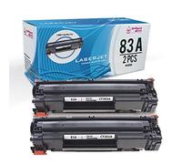 QP83AD 2 Toner Compatible con HP CF283A 83A y HP LaserJet Pro M201dw M201n Pro MFP M225dn M225dw M125a M125rnw M125nw MFP M127fn M127fp M127fs M127fw