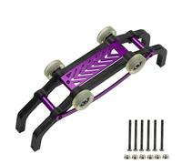 QPAJWAKS 1/16 RC Car MJX H16 16207 16208 16209 16210 Nylon Aluminum Alloy Roll Cage Wheelie Bar for Upgrade Parts(Purple)