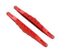 QPAJWAKS 1 par de quillas Inferiores traseras de aleación de Aluminio CNC 2.0 for Coche RC 1/6 Losi Super Baja Rey Los05013(2pcs Red)