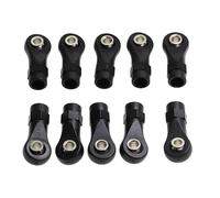 QPAJWAKS 10Pcs Plastic M4 Rod End Link Linkage Balls Joint Head for 1/10 RC Car Crawler Axial SCx10 II 90046 TRAxxAS