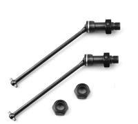 QPAJWAKS 2 Piezas de Eje de transmisión de Metal CVD EA1061 for JLB Racing Cheetah 11101 21101 J3 Speed 1/10 RC Car Upgrade Parts Accessories