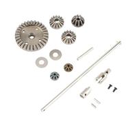 QPAJWAKS 2 Set For HBX 16889 16889A 16890 16890A SG1601 RC Car Parts, Main Axie Drive Shaft & Differential Driving Gears
