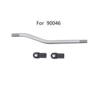 QPAJWAKS 90046 TRX4 Stainless Steel Servo Steering Link Rod Linkage For 1/10 RC Car Crawler Axial SCX10 II TRX 4 Upgrade Parts(For 90046)