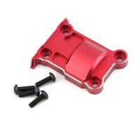 QPAJWAKS Cubierta de Engranaje Trasero de aleación de Aluminio 7780 for TRX-S 1/5 X-Maxx Xmaxx 1/6 XRT RC Monster Truck, Piezas de actualización, Accesorios(Rood)