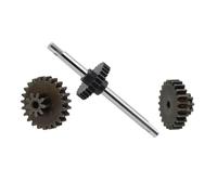 QPAJWAKS FOR MN 78 MN82 Metal Gearbox Transmission Gear Set Motor Pinion Gear 370 Motor Bracket Mounting For MN78 1/12 RC Car Upgrade Parts(Gear Set)