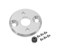 QPAJWAKS FOR MN 78 MN82 Metal Gearbox Transmission Gear Set Motor Pinion Gear 370 Motor Bracket Mounting For MN78 1/12 RC Car Upgrade Parts(Motor Bracket Silver)