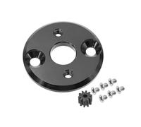 QPAJWAKS FOR MN 78 MN82 Metal Gearbox Transmission Gear Set Motor Pinion Gear 370 Motor Bracket Mounting For MN78 1/12 RC Car Upgrade Parts(Motor Bracket Black)