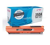 QPCE350A Cartucho de Toner Compatible con HP CE350A y impresoras Color Laserjet M176 M177, Color Negro, 1300 páginas