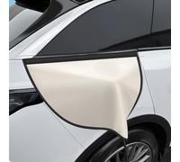 QPDDFG Cubierta del Enchufe del Cargador EV para Audi A3 40 TFSI e A3 Sportback 40 TFSI e, EV Cubierta del Puerto del Enchufe del Cargador Cubierta magnética para la Lluvia Nieve,A Beige