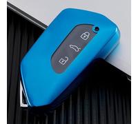 QPDDFG Funda para Llave de Coche para VW Golf 8 R GTI GTEGTI Clubsport, Funda Llave Protector Carcasa Llave Coche Carcasa para Llave de Coche Botones Carcasa de Llave,B Blue