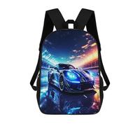 QPIRINMEX coche deportivo Mochilas Para Niños Niñas Mochilas De Escuela Secundaria Science Fiction Mochila Para Junior Elementary Mochila 17pulgada