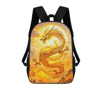 QPIRINMEX Dragón Mochilas Escolares Para Niños, Mochila Escolar Diseño 3D Con Mochila Infantil Para Colegio Deporte, Regalos Para Niños