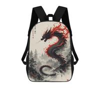 QPIRINMEX Dragón Mochilas Escolares Para Niños, Mochila Escolar Diseño 3D Con Mochila Infantil Para Colegio Deporte, Regalos Para Niños