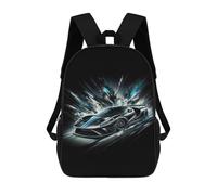 QPIRINMEX Niños coche deportivo Mochilas Niños,Dibujos Mochilas,primaria,muy Adecuado Para Regresar A La Escuela O Volver A La Escuela,regalos Y Viajes,mochilas De Viaje Causales 17inch
