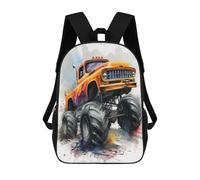 QPIRINMEX Niños Monstruo Camión-themed Mochilas Niños, Mochilas,primaria,muy Adecuado Para Regresar A La Escuela O Volver A La Escuela,regalos Y Viajes,mochilas De Viaje Causales
