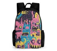 QPIRINMEX Niños Monstruo Mochilas Niños, Mochilas,primaria,muy Adecuado Para Regresar A La Escuela O Volver A La Escuela,regalos Y Viajes,mochilas De Viaje Causales