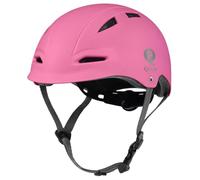 Qplay Casco Bicicleta Niño Ajustable | Casco Bici con Forro Extraíble | Casco 52-58 cm para Patinetes | Patines y Bicicletas (Rosa)