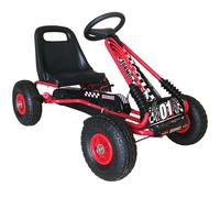 QPLAY Go-Kart Infantil a Pedales | con Dos Velocidades, Ruedas Hinchables o Duras y Freno de Mano - para Niños de 3 a 8 Años