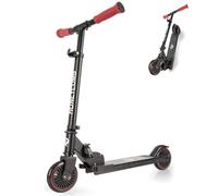 Qplay Patinete Infantil Honeycomb con Luces LED en la Base, Manillar Ajustable, Plegable, Diseño con Efecto Neón para Niños a Partir de 5 Años