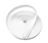 QPN Cubierta de Tornillo de Vinilo Blanco de 7/8 Pulgadas para remolques de Viaje para Caravana (35 pies, Blanco)