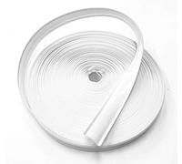 QPN Cubierta de Tornillo de Vinilo Blanco de 7/8 Pulgadas para remolques de Viaje para Caravana (35 pies, Blanco)