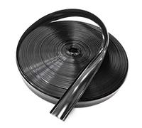 QPN Cubierta de Tornillo de Vinilo Negro de 7/8 Pulgadas para remolques de Viaje para Caravana (35 pies, Negro)