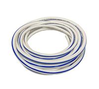 QPN Manguera reforzada de PVC trenzada de 1/2 pulgadas de diámetro interior x 5/8 pulgadas de diámetro exterior, no tóxica para agua dulce RV (25 pies)