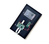 QPOGRMJR Kit de Bricolaje Compatible con B173HAN01 B173HAN04, Carcasa metálica y Placa controladora, 1920 x 1080, 30 Pines, EDP, Panel portátil, USB Micro, 17,3", HDMI-Mini(B173HAN01.0 and Case)