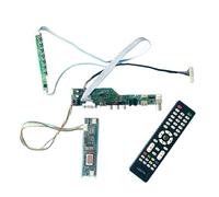 QPOGRMJR Kit de Bricolaje for Placa controladora de Monitor LCD HT185WX1 LM185WH1 M185B1 MT185GW01, 30 Pines, LVDS, TV analógica, AV+HDMI+VGA+IR+USB 2CCFL, 1366 * 768(For M185B1-L05)