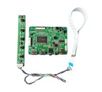 QPOGRMJR Kit de Bricolaje for Placa controladora de Pantalla for portátil N173HCE-E31 N173HGE-E11/E21 EDP de 30 Pines con Dos Mini HDMI de 17,3" y resolución 1920x1080 (Micro USB)(For N173HCE-E31)