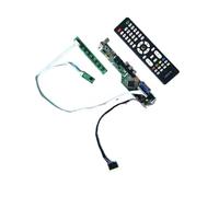 QPOGRMJR Placa controladora for B140XW02 V1/V2 B140XW03 V0/V1, Kit DIY, 1366x768, HDMI+VGA+AV+USB, 40 Pines, LVDS, Panel de TV analógica for portátil de 14"(For B140XW02 V.1)