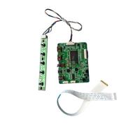 QPOGRMJR Placa controladora for portátil B156XW04 V7/V8 G156XTN02.0 (Kit de Bricolaje, 1366 x 768, Micro USB EDP de 30 Pines, 2 Mini HDMI, 15,6")(For G156XTN02.0)