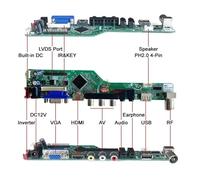 QPOGRMJR Placa controladora for TV analógica LCD Matrix IR+USB+AV+HDMI+VGA, Kit 1280 * 800 LVDS, 30 Pines, 1 CCFL, for LP154W01-A1/A3/A5 LP154W01-TL(For LP154W01(TL)(B5))