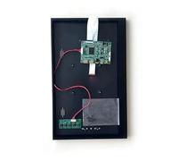 QPOGRMJR Placa controladora LP156WF4 con Carcasa metálica, 1920 x 1080 EDP, 30 Pines, Micro USB, Mini-HDMI, Kit de modificación DIY for Pantalla portátil de 15,6"(LP156WF4-SPK1 x Case)