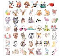 Qpout 48 hojas Tatuajes temporales de animales para niños, tatuajes de animales de la selva del zoológico, para niños, niñas, animales, regalos de decoración para fiestas de cumpleaños