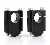 QPQXZCV Abrazaderas Montaje Elevadores Manillar 22 Mm 7/8" Aluminio Aptas para Suzuki DL250 VStrom 650, DL650 V-Strom 100 DL1000, DL1000A GN125 250 400(Black Riser 40mm)