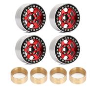 QPSJXN 1,9" Aluminio de Aluminio Beadlock Rim Fulla para 1 10 Escala RC RC Cars Compatible con Modelos como Gen8 y VS4-10 Número de Pieza W1947(W1947RD-1944)