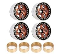 QPSJXN 1,9" Aluminio de Aluminio Beadlock Rim Fulla para 1 10 Escala RC RC Cars Compatible con Modelos como Gen8 y VS4-10 Número de Pieza W1947(W1947BO-1944)